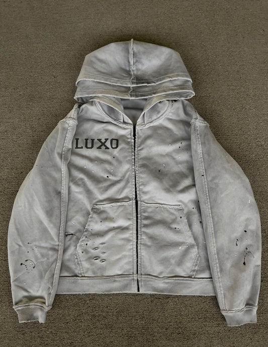 Double Hooded Luxurious Zip UP