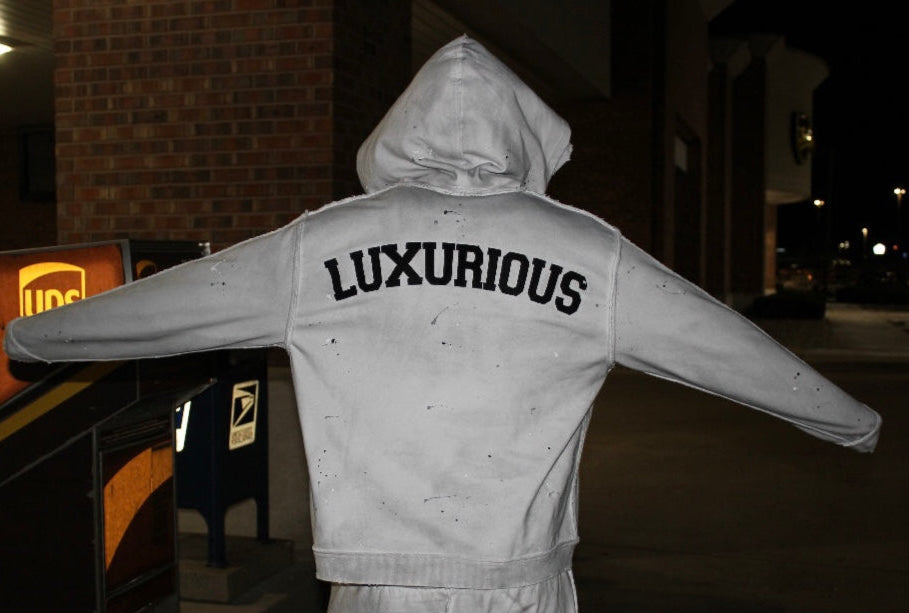 Double Hooded Luxurious Zip UP